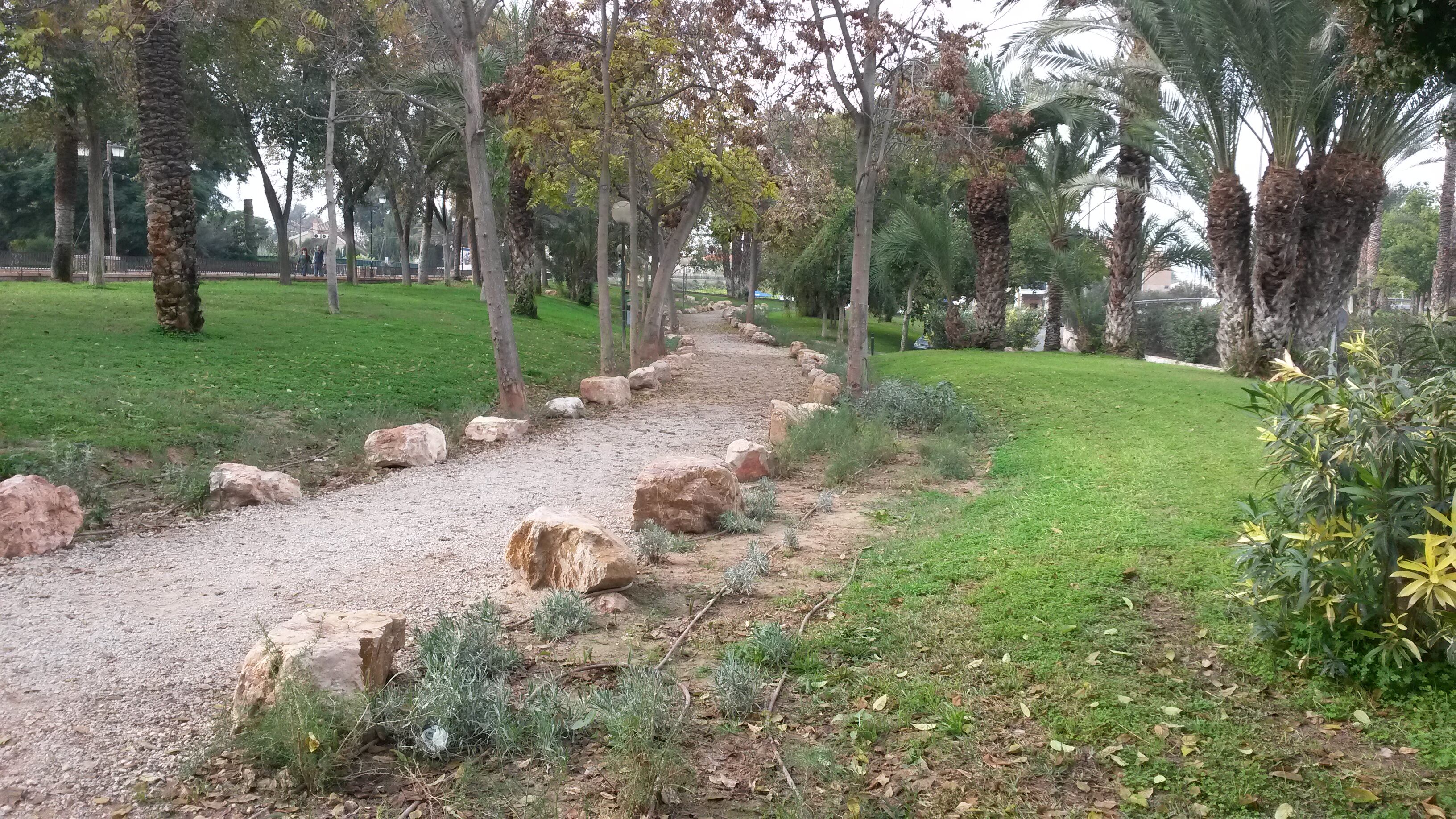 Una de las últimas zonas incorporadas a los Jardines del Malecón. Ayuntamiento de Murcia