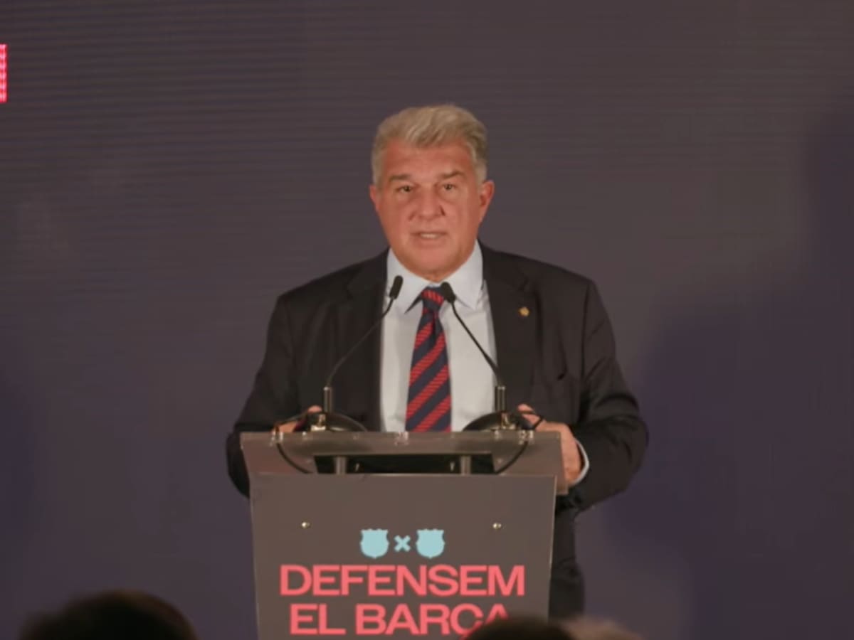 Joan Laporta: "No quieren que ganemos LaLiga. Hay círculos de poder que no lo quieren"