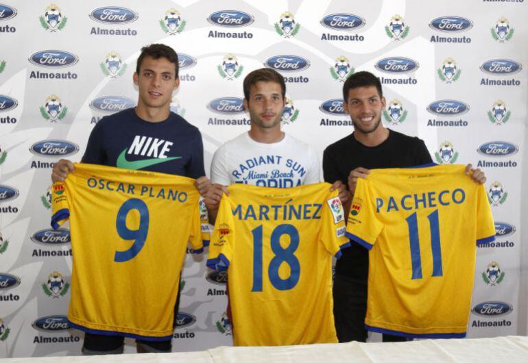 Martinez en su presentación con la AD Alcorcón