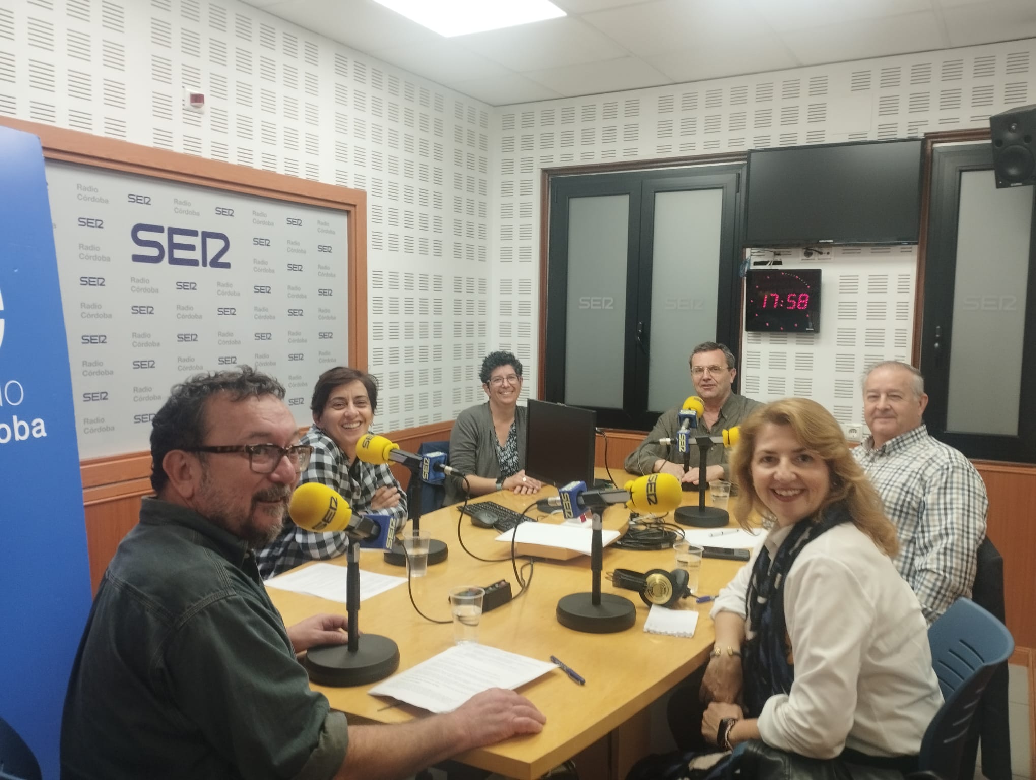 Juan José Fernández, María José Martínez, Maribel Gutiérrez, Juan Andrés de Gracia, Rafael Pérez de la Concha y Rocío Muñoz.