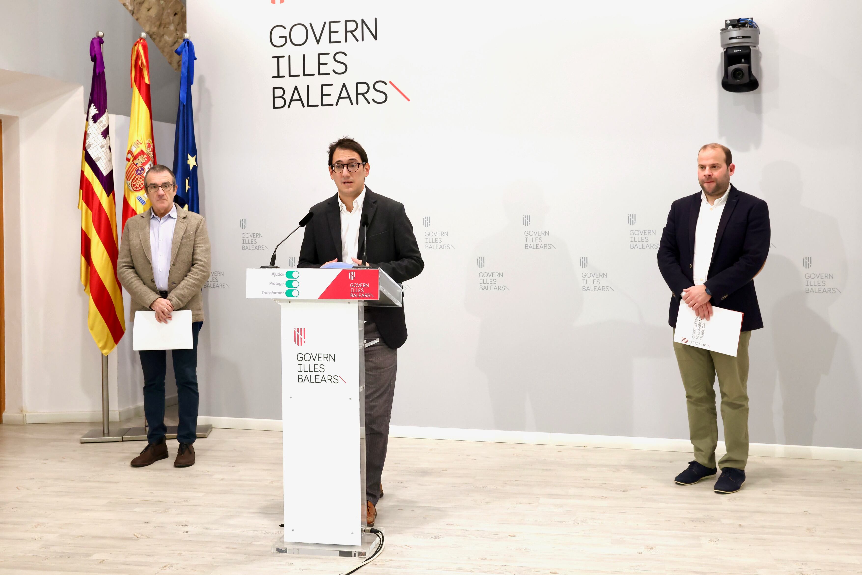 El portavoz del Govern, Iago Negueruela, tras el Consell de Govern