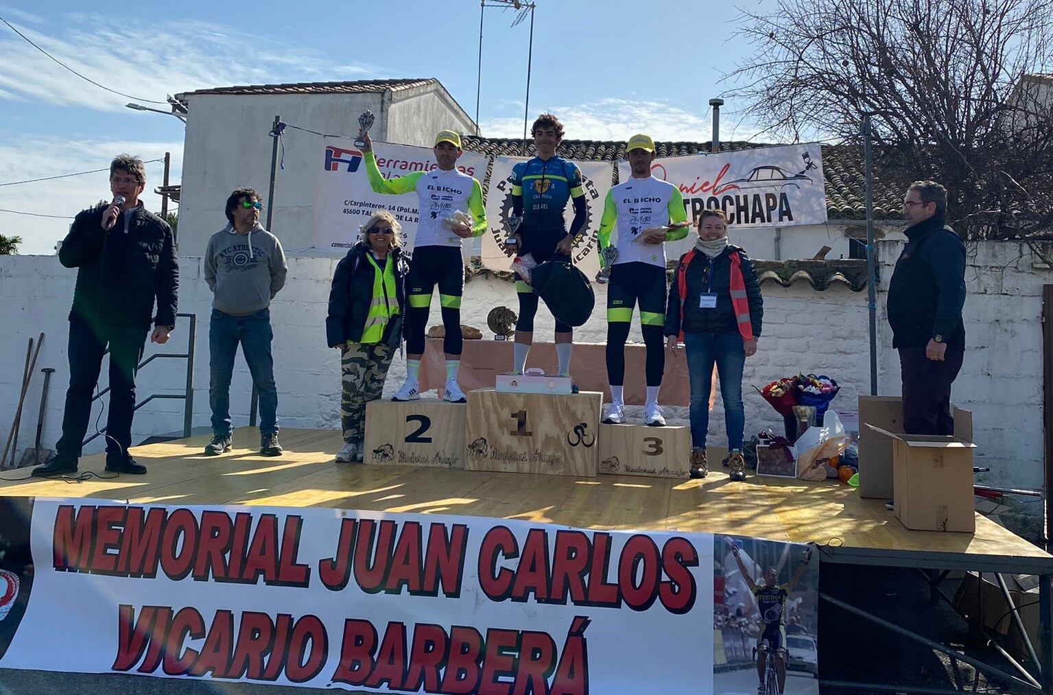 Jorge Gálvez, en lo alto del podio