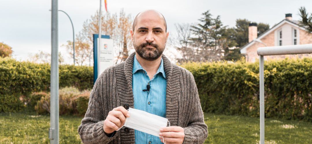 El alcalde de Colmenar Viejo, Jorge García anuncia la compra de mascarillas para todos los vecinos