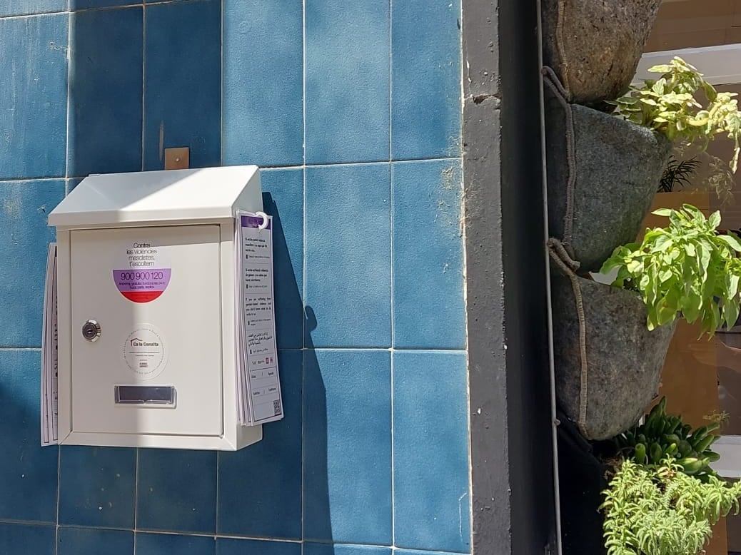 La nova bústia a Reus