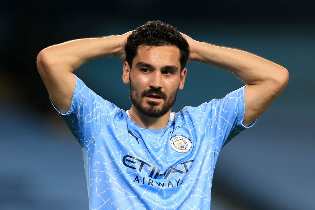 Gündogan con la camiseta del Manchester City