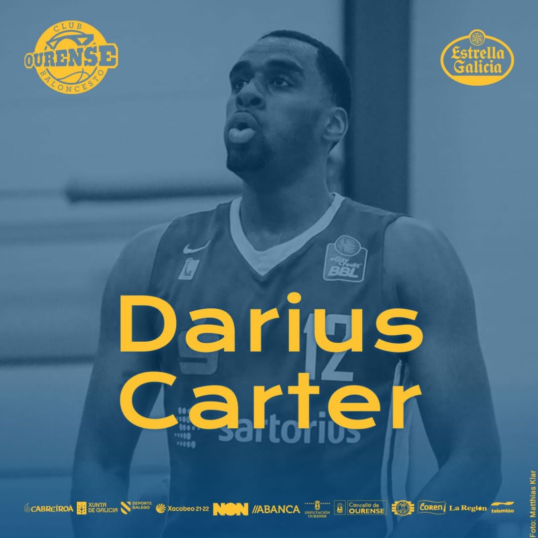 Carter, poderío interior para el Club Ourense Baloncesto