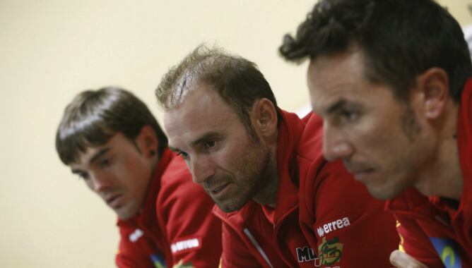 Valverde y Purito, en rueda de prensa