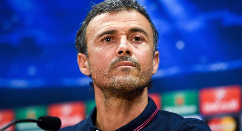 Luis Enrique, en rueda de prensa