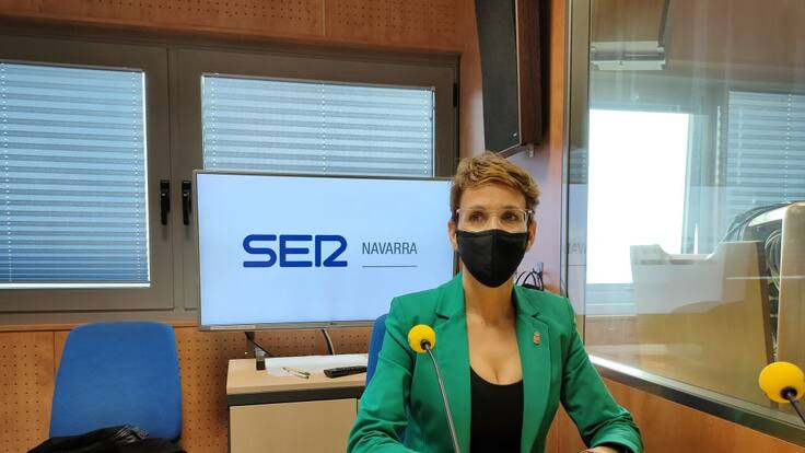 Entrevista con la presidenta del Gobierno de Navarra, María Chivite (08/03/2021)