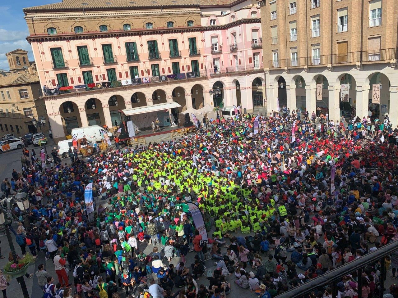 Celebración de la Mini Marcha Aspace en Huesca en anteriores ediciones