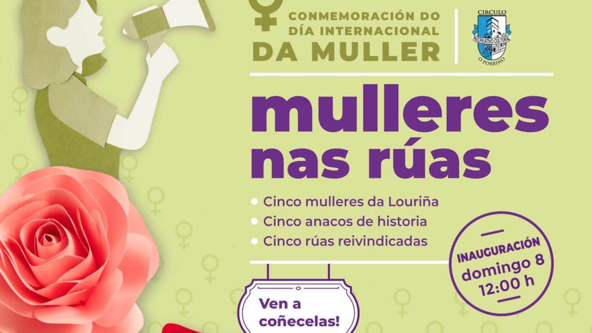 El CRC de O Porriño vuelve a reconocer a referentes en “Mulleres nas Rúas 2026”