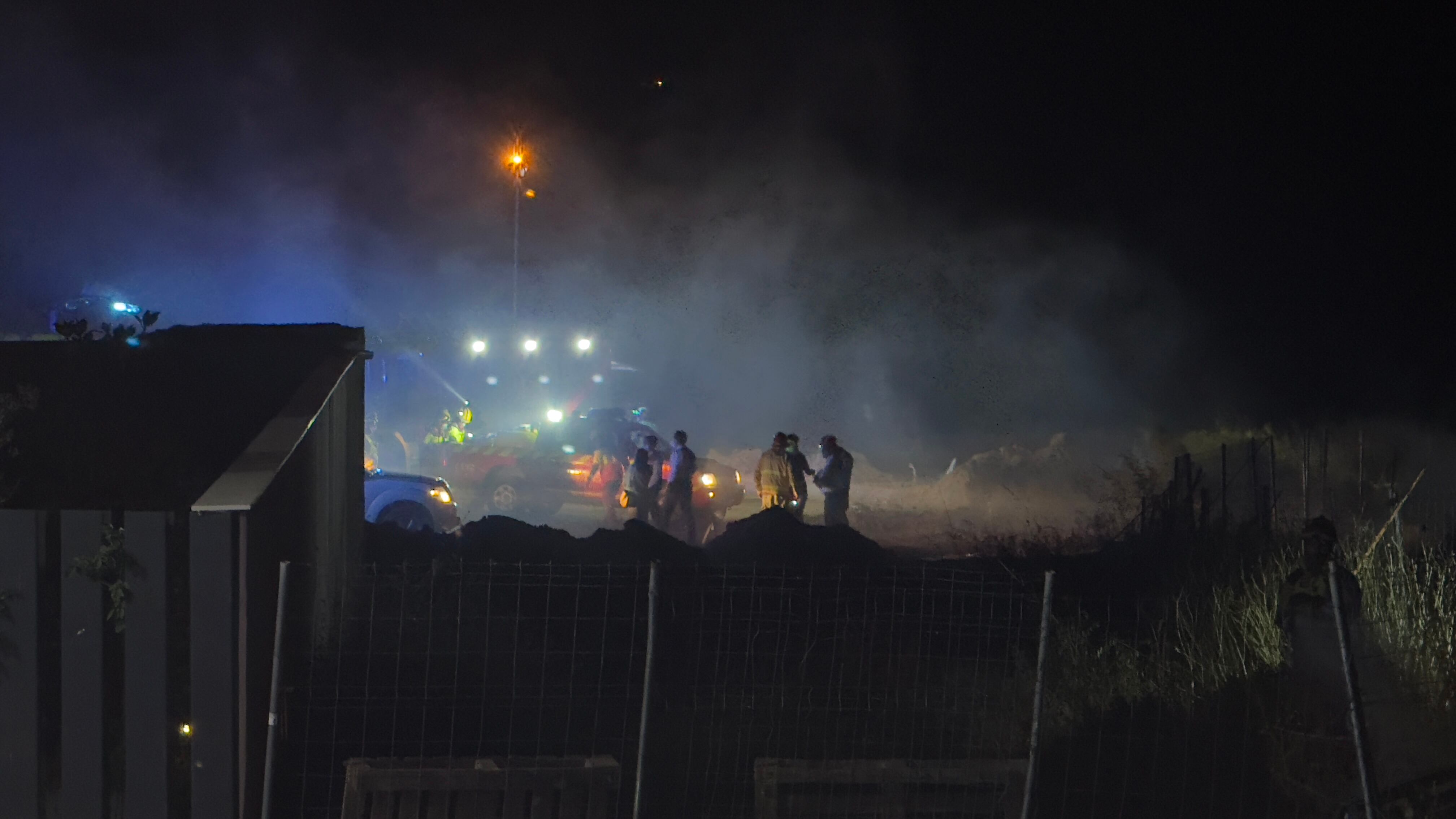 Incendio pastos La Legua