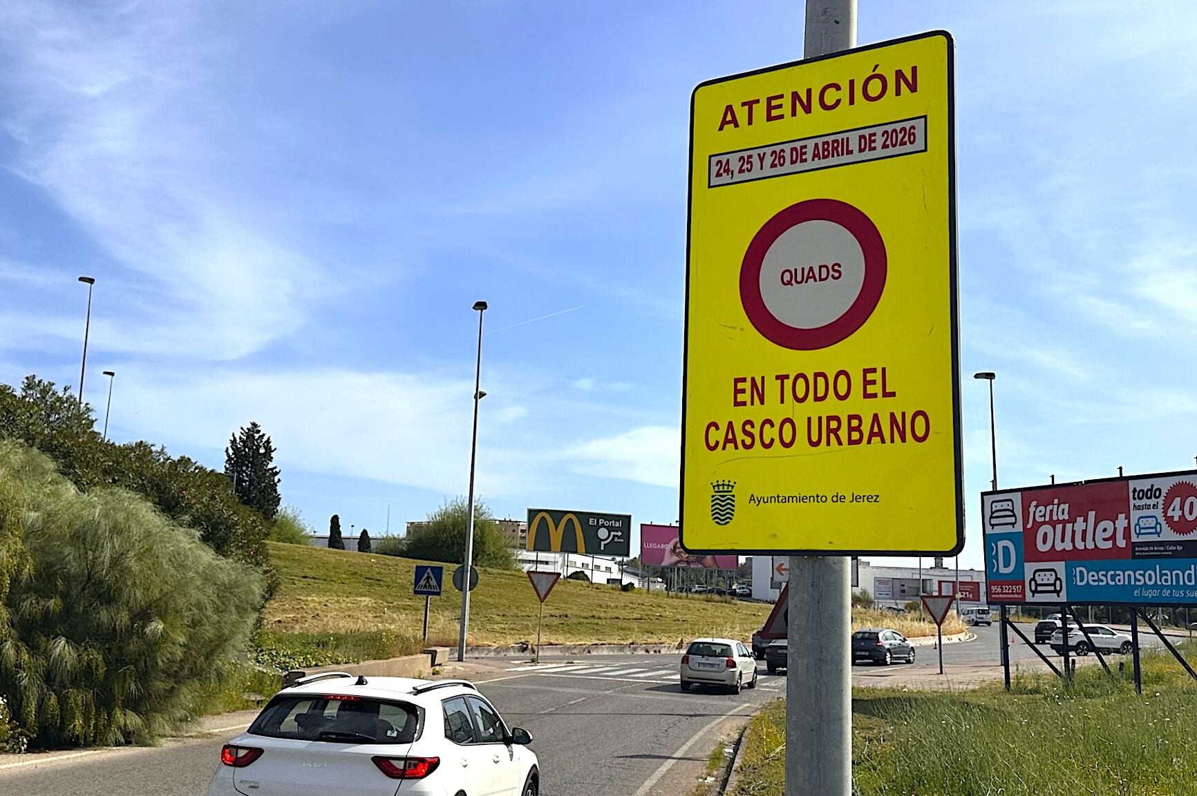 La prohibición se extiende a todo el casco urbano