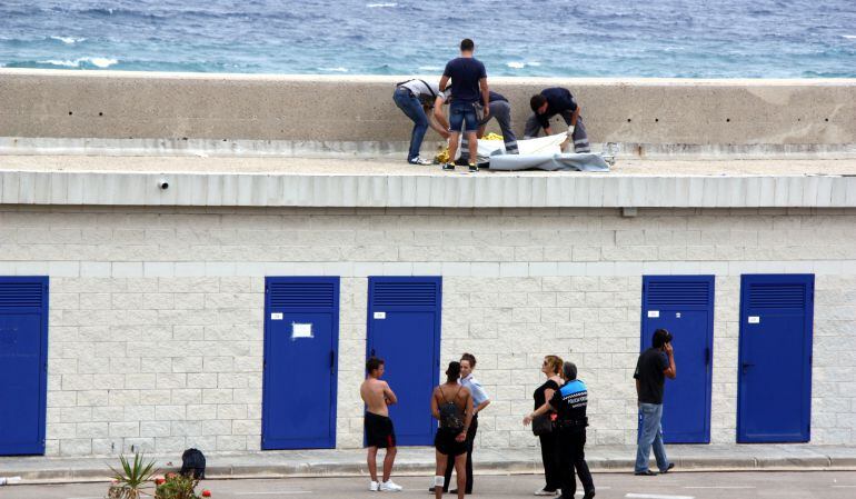 Fotografia del lloc dels fets.
