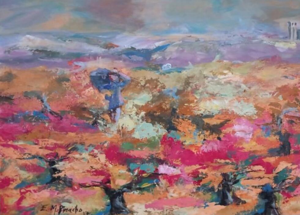 Elena Miguel Pinacho expone los &quot;Aromas invisibles del Alma&quot; en la sede de AECC Palencia