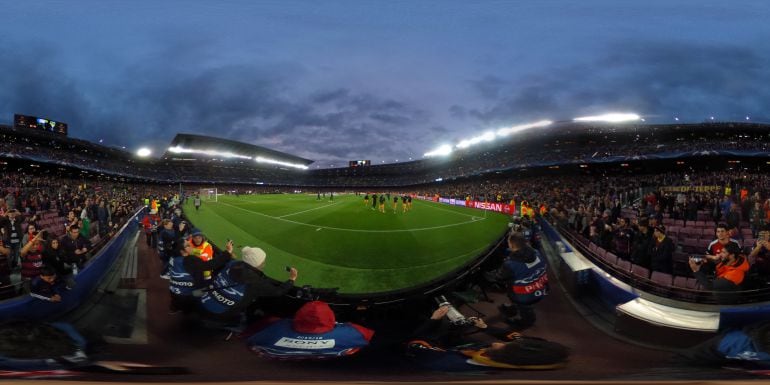 Vista general del Camp Nou