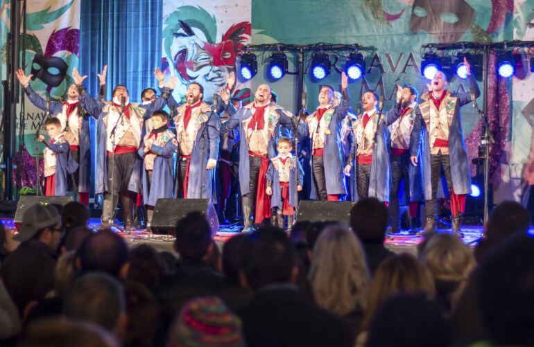 Una de las fiestas de carnaval en España que cuenta con actuaciones musicales.