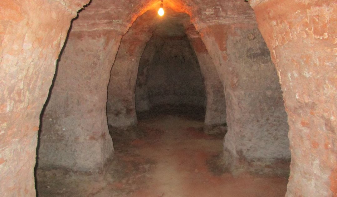 Una de las cuevas de Villanueva de los Infantes, situada en la Calle General Pérez Ballesteros, número 6 