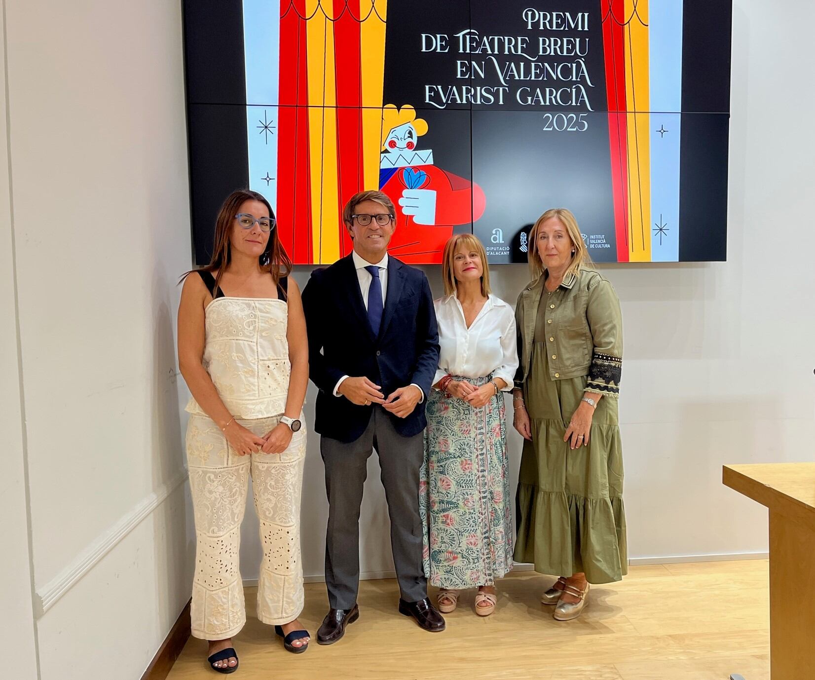 La Diputación otorga el XXVI Premi Evarist Garcia de Teatre Breu