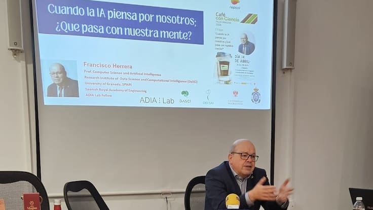 Completado el VI Ciclo 'Cafe con Ciencia' en el Centro PaleoMágina de Bedmar, con la charla de Francisco Herrera Triguero (UGR) sobre inteligencia Artificial, que expone sus ventajas y sus riesgos