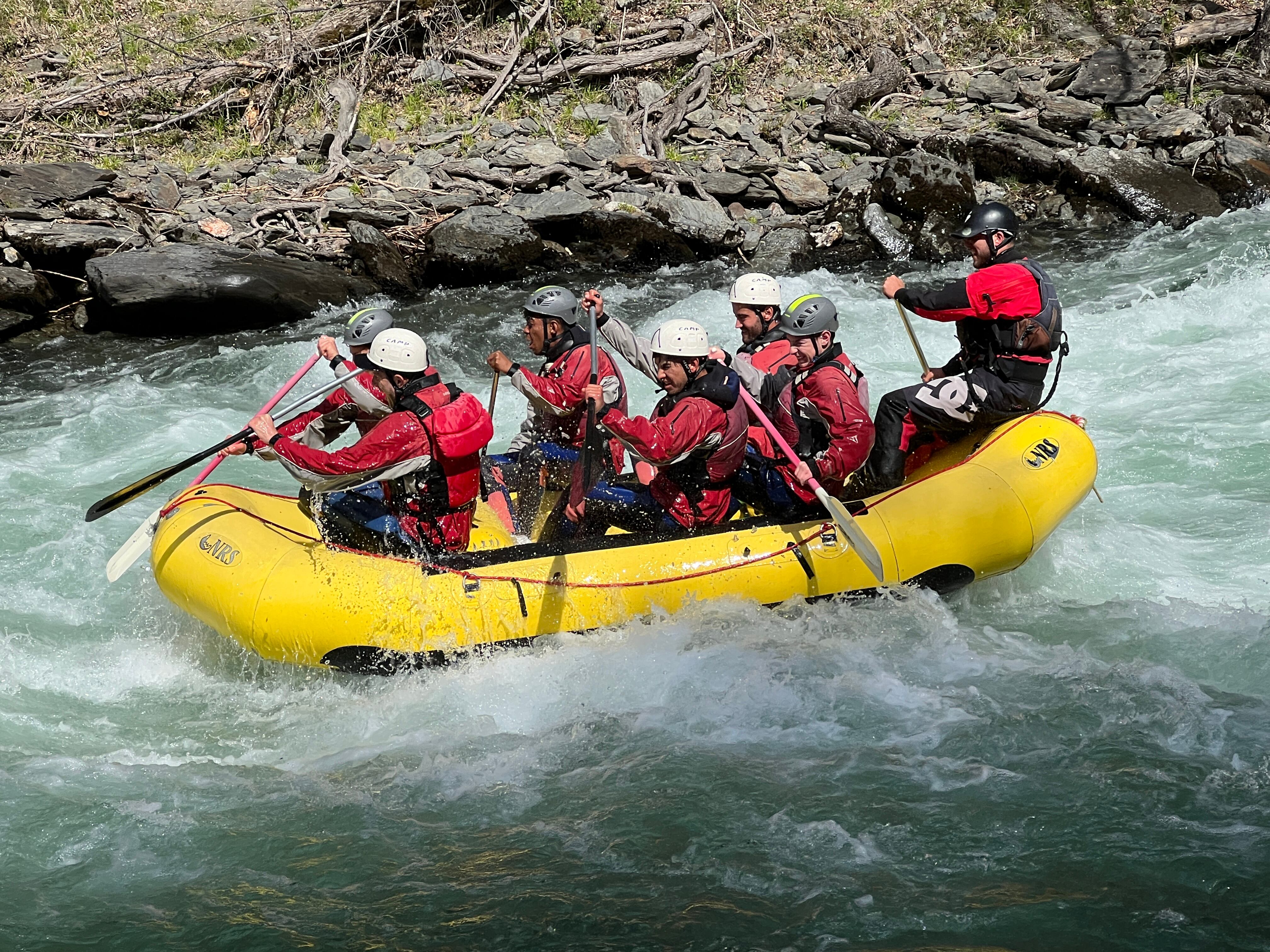 El ràfting segueix sent el rei dels esports aquàtics de les comarques del Pirineu. Foto: ACN.