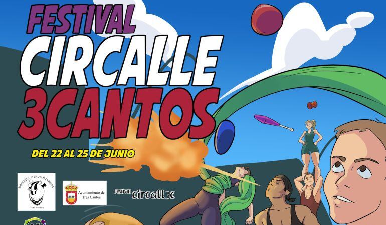 Cartel del Festival Circalle 3Cantos