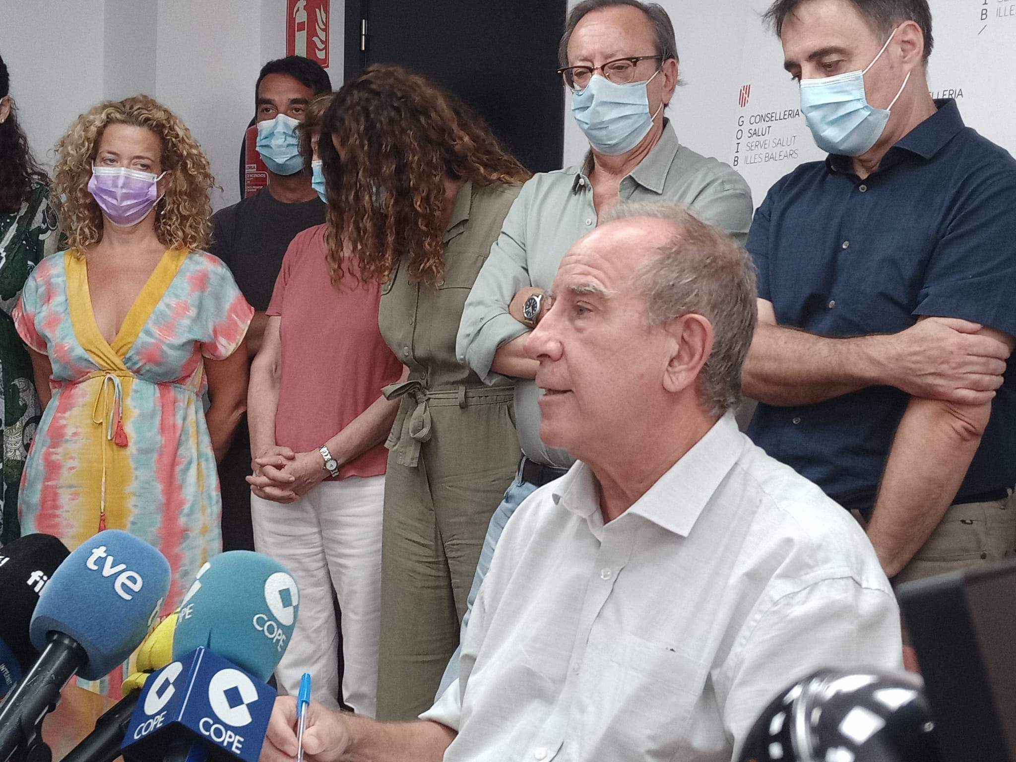 Juli Fuster durante su comparecencia pública este lunes.