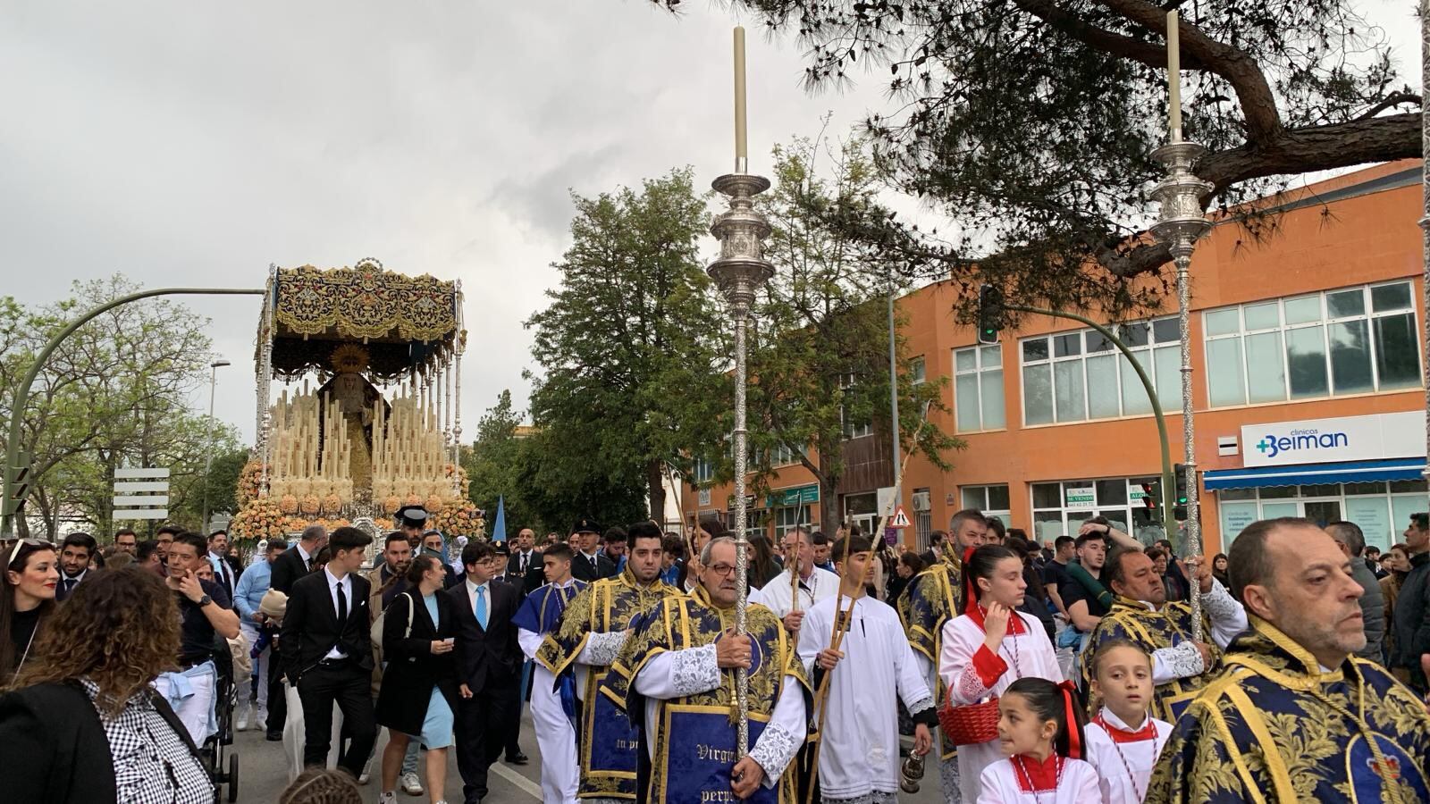 Paso de palio de la Virgen de la Exaltación