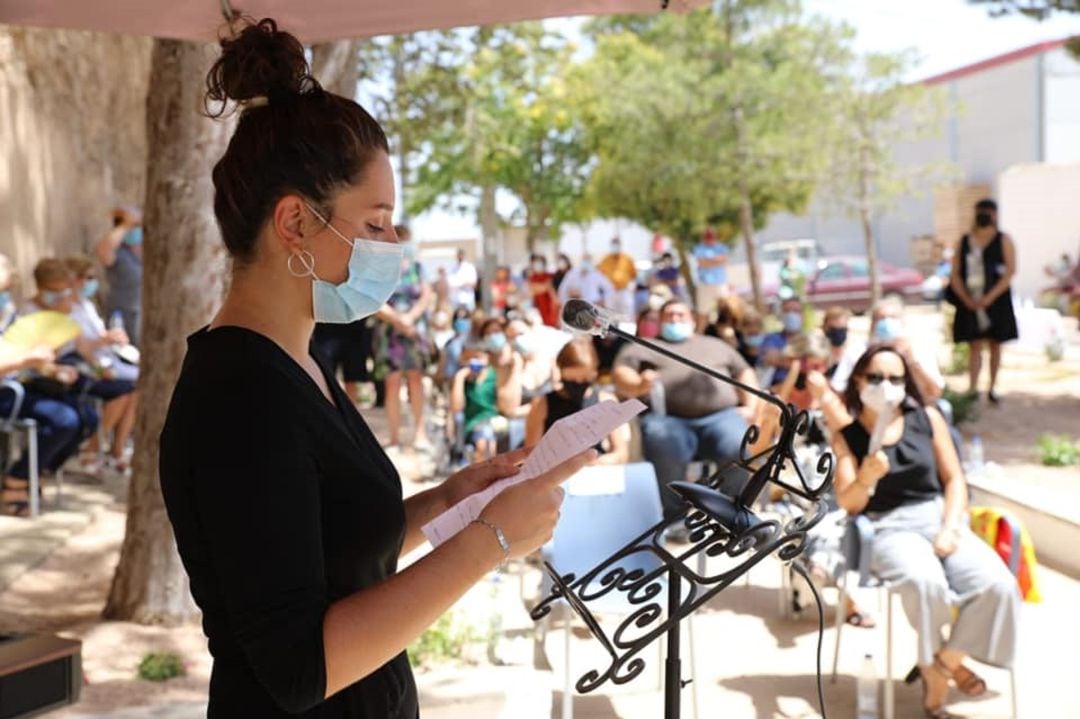 Uno de los momentos del homenaje