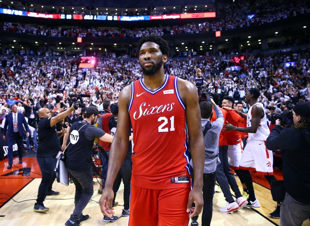 Joel Embiid con los 76ers