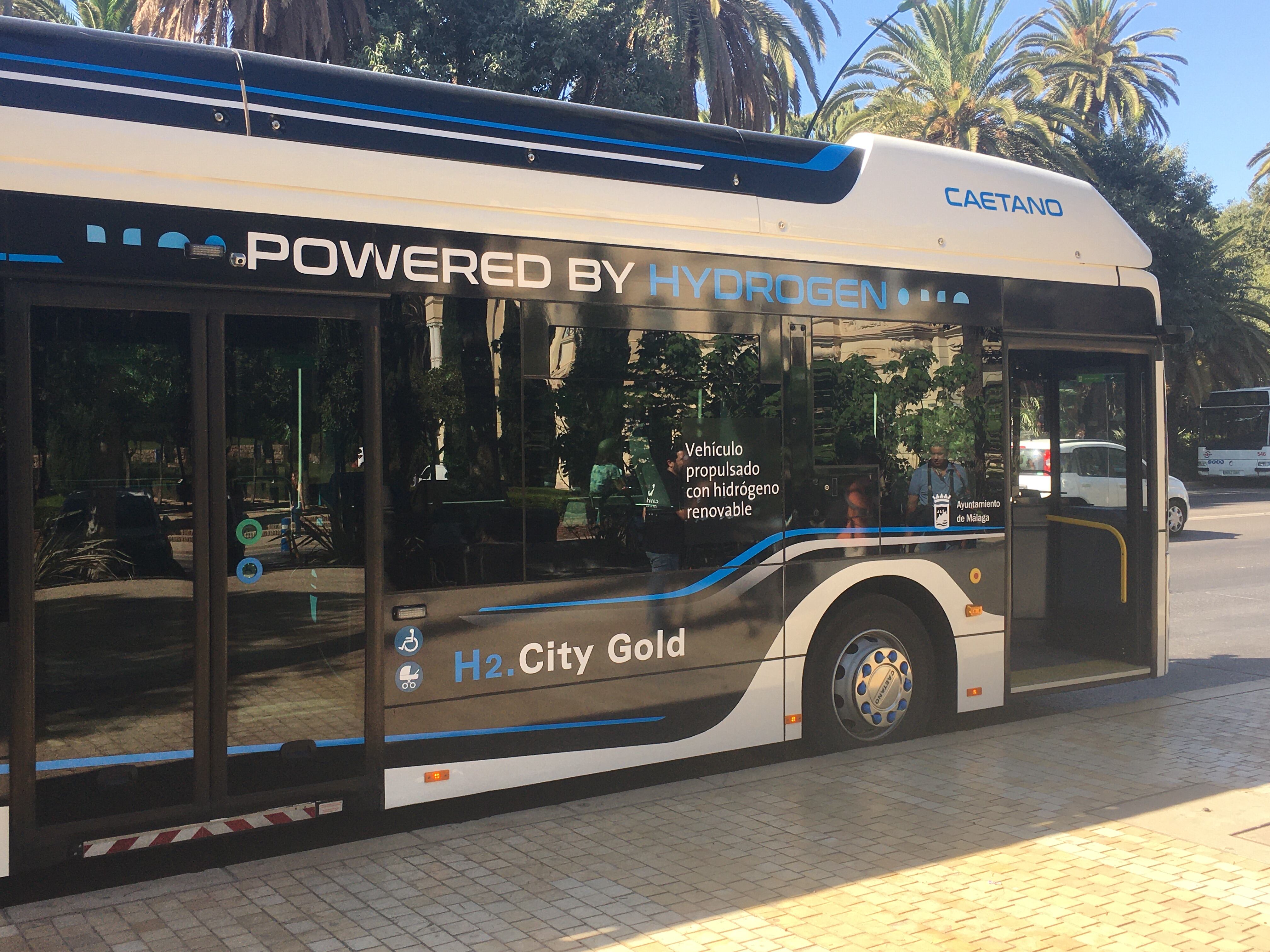 Los autobuses de hidrógeno son 100% eléctricos