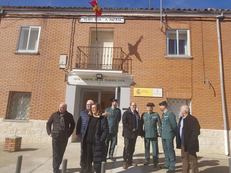 Casa cuartel de la Guardia Civil en Villoldo (Palencia)