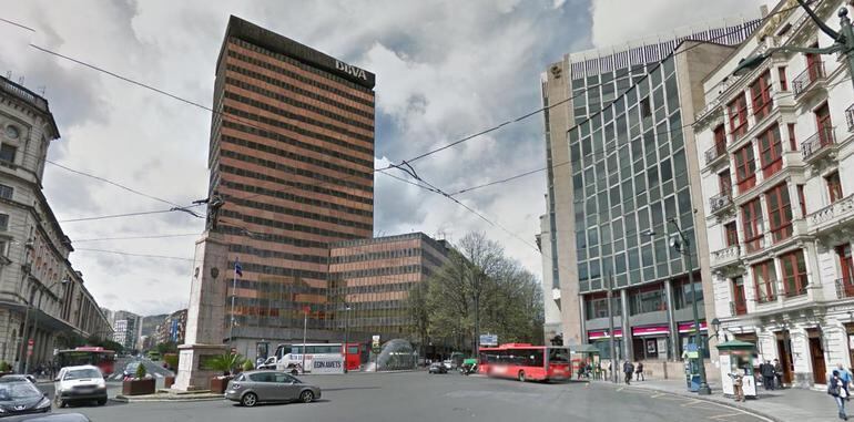 Vista de la plaza Circular de Bilbao