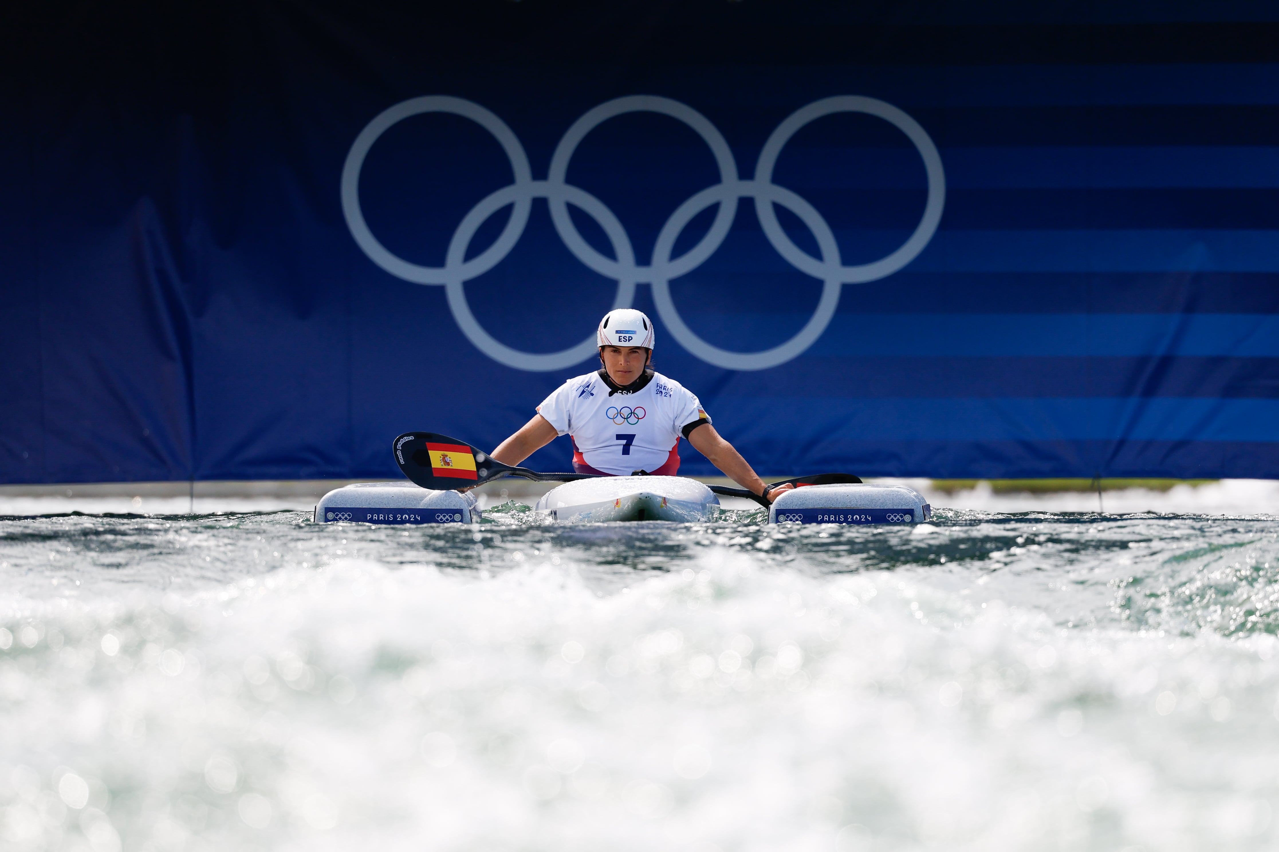 Maialen Chourraut, durante los JJOO de París 2024. (Manu Reino/Europa Press via Getty Images)