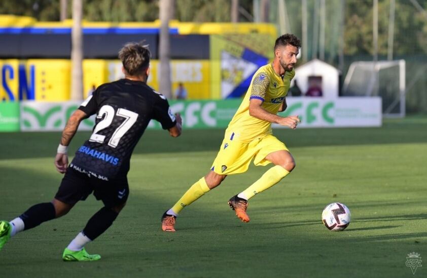 Jose Mari en un partido de pretemporada. Foto: Cádiz CF