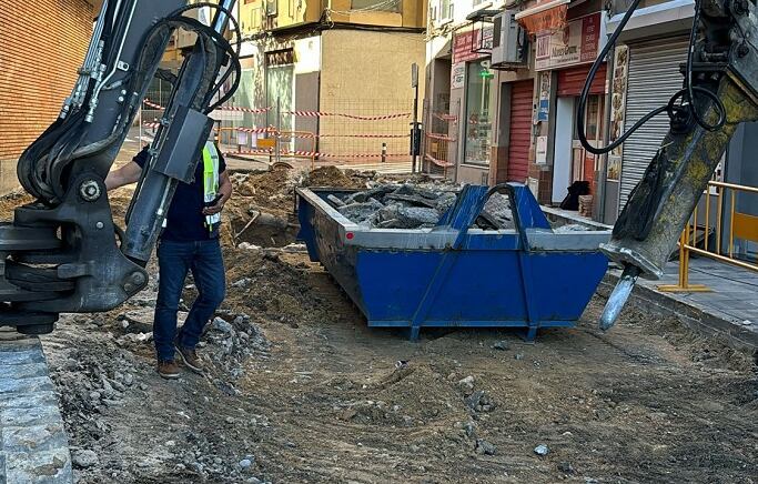 Obras en la zona