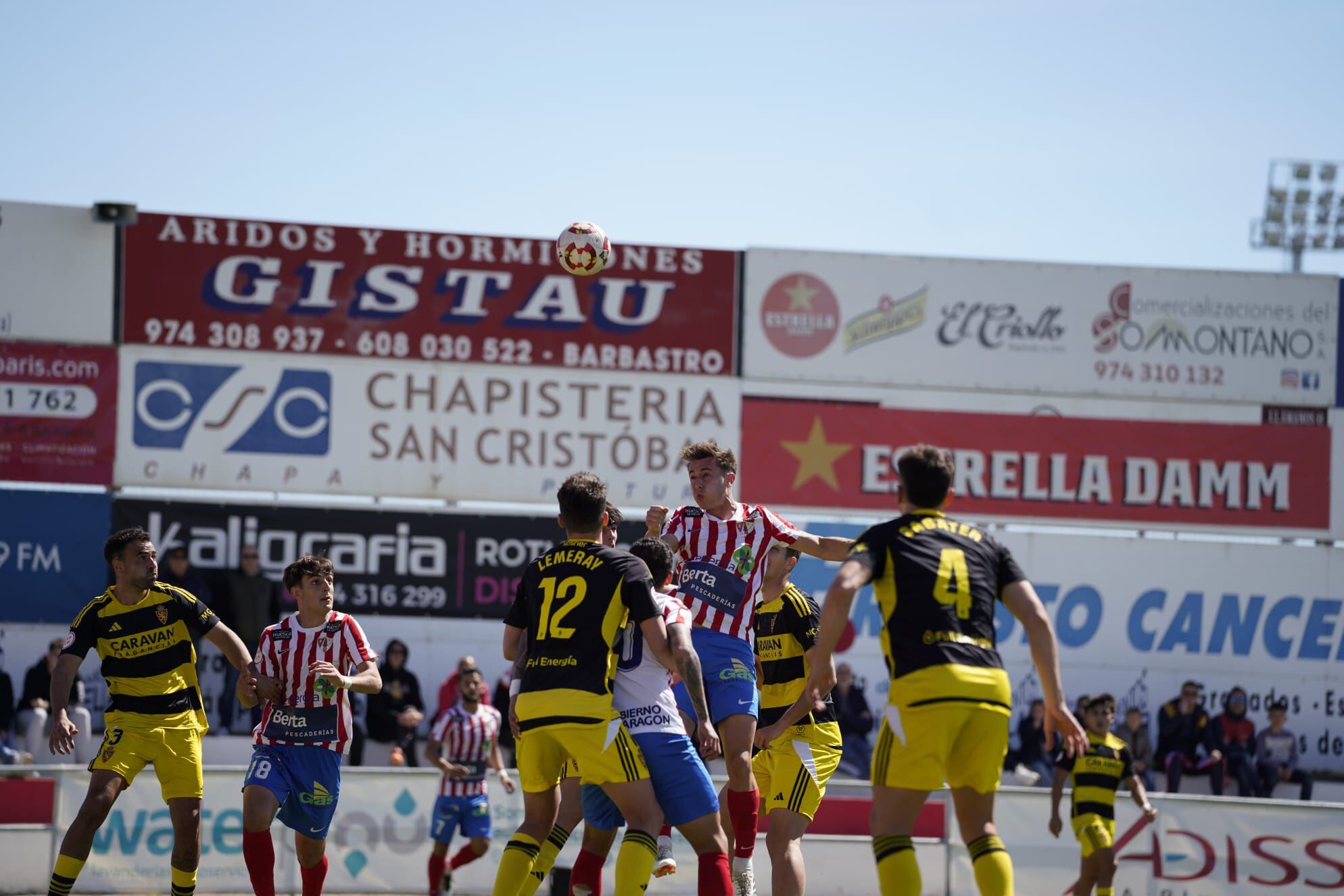 La UD Barbastro empató con el Deportivo Aragón