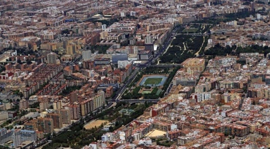 Vista aérea Valencia