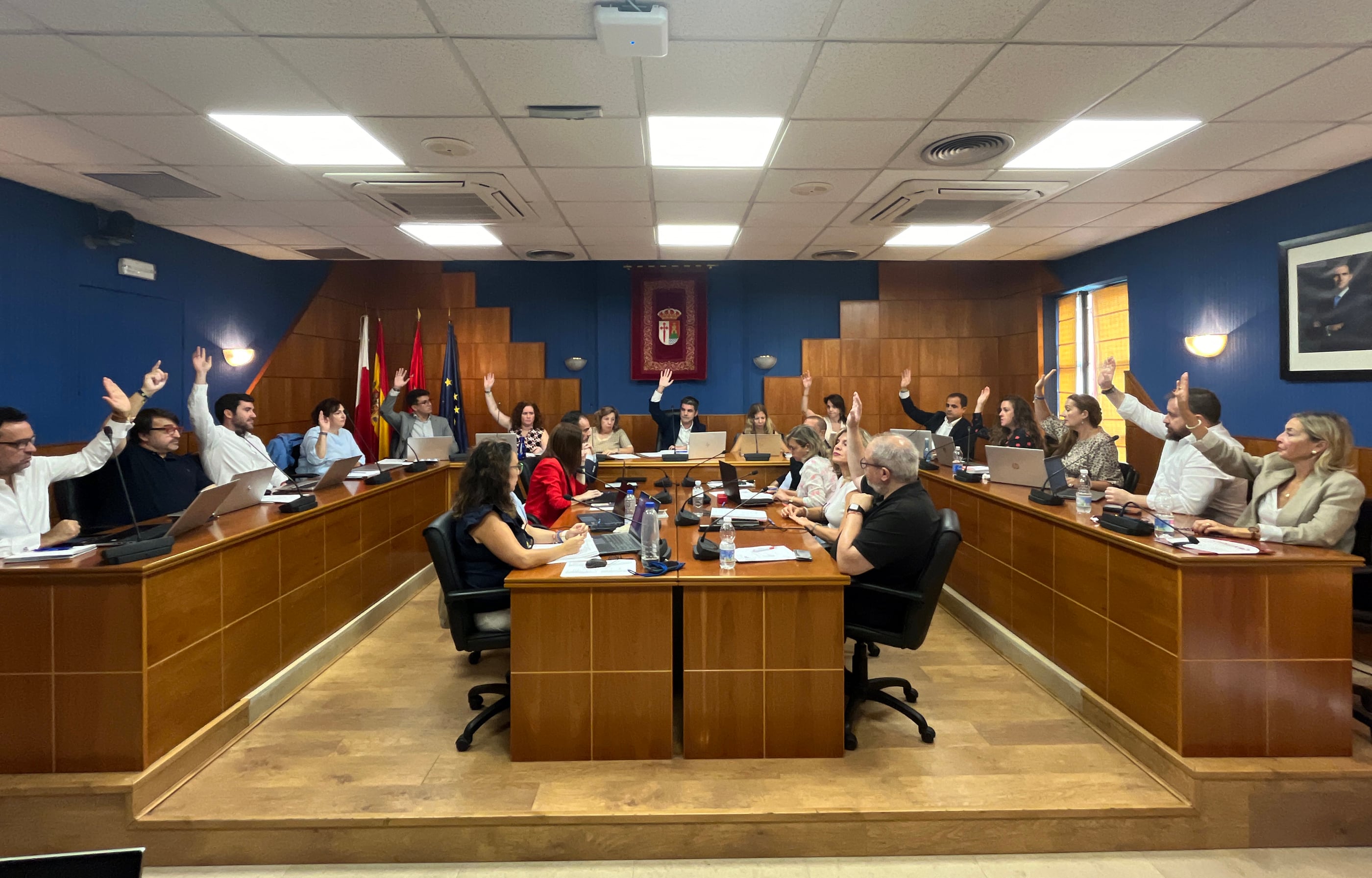 Pleno Municipal en el Ayuntamiento de Paracuellos de Jarama