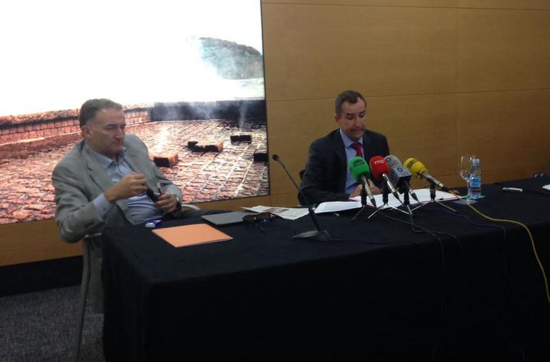 Francesc García y Juan Luis Alfaro en rueda de prensa