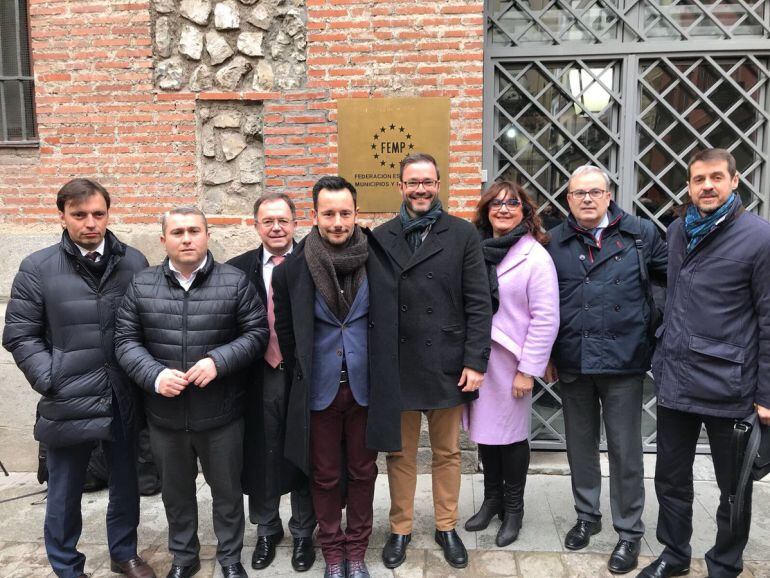 Representantes de las islas en la reunión de la FEMP