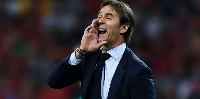 El seleccionador español Julen Lopetegui.