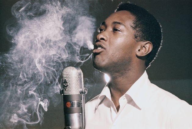 Sam Cooke en el estudio en los años 60