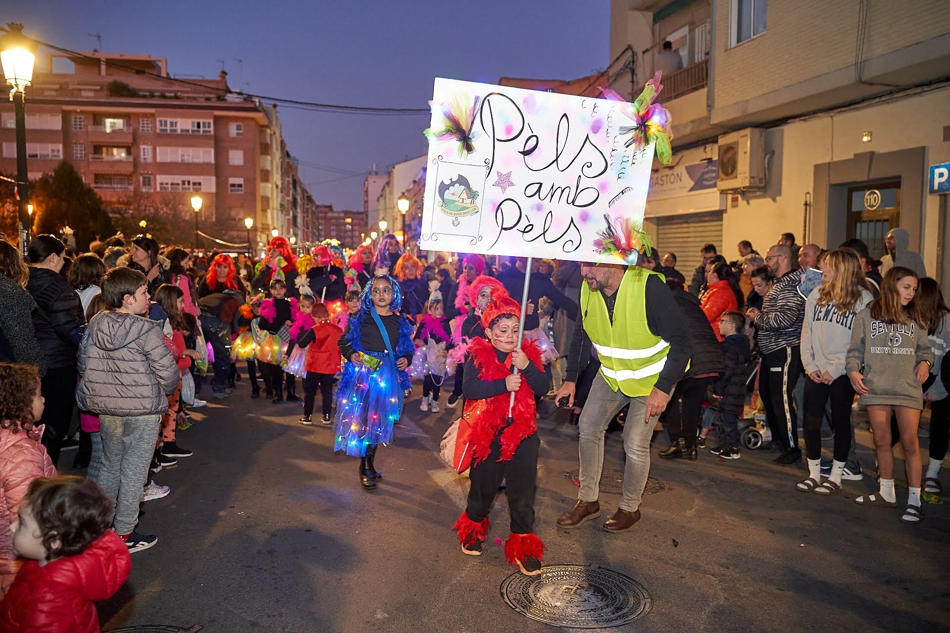 Cabalgata de Reyes del pasado 4 de enero en el sector de Poblats Marítims de València.