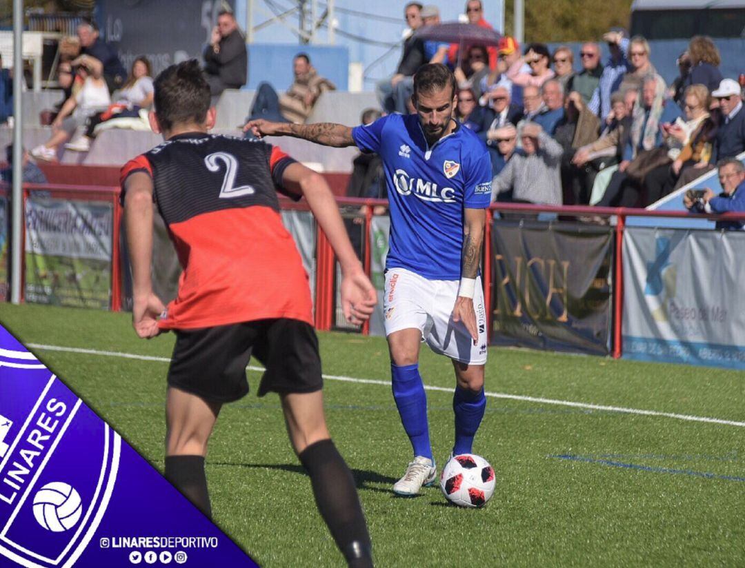 Josema, en un lance del partido disputado ante la UD San Pedro