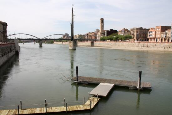 El riu Ebre a Tortosa