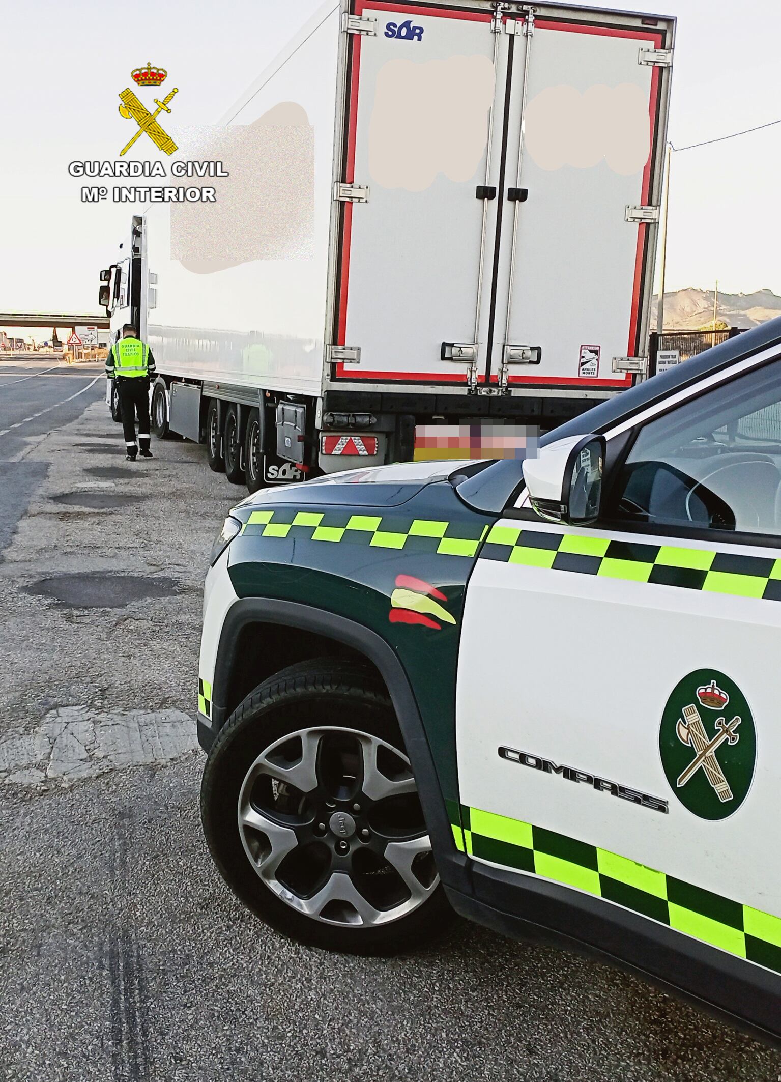 La Guardia Civil Intercepta a un camionero Que sextuplicaba la tasa máxima de alcohol