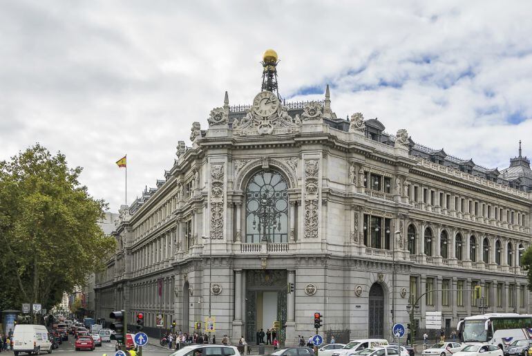 Edificio del Banco de España en Madrid.