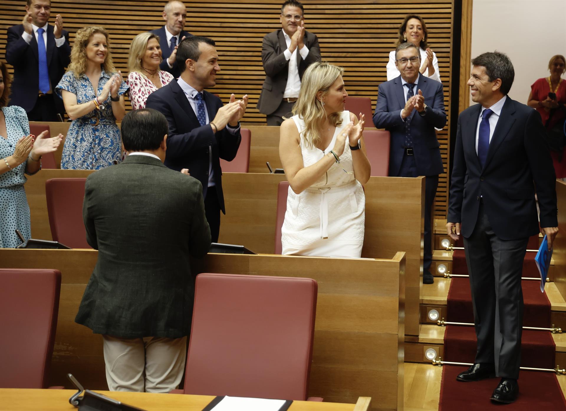 El candidato a la Presidencia de la Generalitat, Carlos Mazón