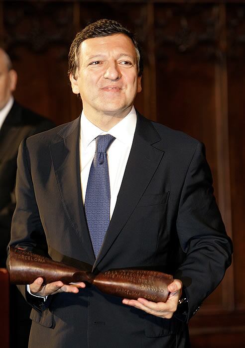 Jose Manuel Durao Barroso el pasado día 16 en Barcelona